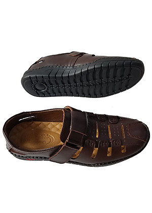 Giày mọi rọ nam da bò thật BIGGBEN cao cấp GM263