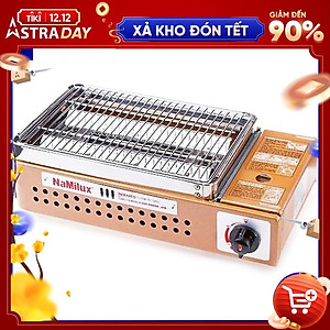 Bếp nướng ga hồng ngoại Namilux NA-24N đốt cháy ga hoàn toàn, không ám mùi ga - Hàng chính hãng