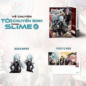 Sách - Về Chuyện Tôi Chuyển Sinh Thành Slime - Tập 6 - Tặng Kèm Bookmark + Postcard