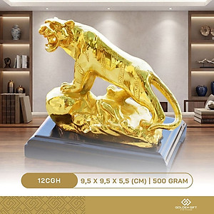 Tượng Hổ phong thủy mạ vàng – 12CGH