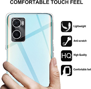 Ốp lưng silicon dẻo cho Oppo A96 4G hiệu Ultra Thin trong suốt mỏng 0.6mm độ trong tuyệt đối chống trầy xước - Hàng nhập khẩu