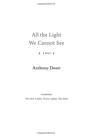 Sách All The Light We Cannot See [Export-Only]