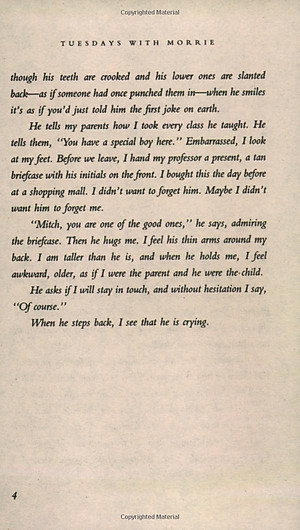 Sách Tuesdays with Morrie: an Old Man, a Young Man, and Life's Greatest Lesson