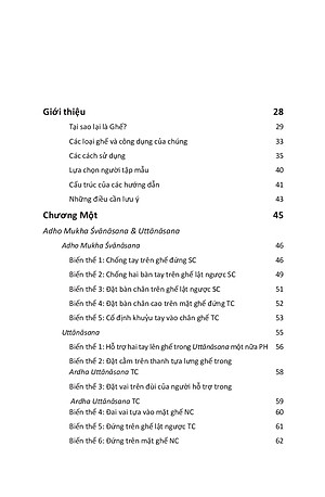 YOGA VỚI GHẾ - Bản đầy đủ - Hướng dẫn thực hành toàn diện Iyengar Yoga với Ghế