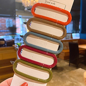 Kẹp tóc nữ UYU NASI [Set 5 cái] chất liệu acrylic dễ thương bền đẹp phong cách hàn quốc nhiều màu phụ kiện tóc giao ngẫu nhiên