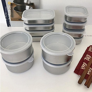 Hộp Tròn Đựng Thực Phẩm Echo Bằng Inox Cao Cấp Nội Địa Nhật
