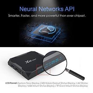 Android Tivi Box X96 Max plus S905 X3 Ram 4G Rom 32G Wifi Kép Có Bluetooth Cài Sẵn Ứng Dụng Xem Phim Hd Và Truyền Hình Cáp - Hàng nhập khẩu