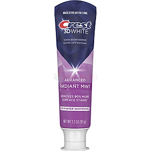 Kem đánh răng Crest 3D White Radiant Mint (93g) - Hàng chính hãng