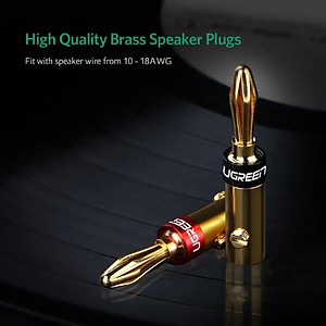 Ugreen UG3051330513TK 2 cặp Jack Âm thanh bắp chuối cao cấp - HÀNG CHÍNH HÃNG