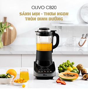 Máy Nấu Sữa Hạt Olivo CB20 Thương Hiệu Mỹ Cao Cấp Gồm 12 Chức Năng Tự Vệ Sinh Khử Khuẩn - Hàng Chính Hãng