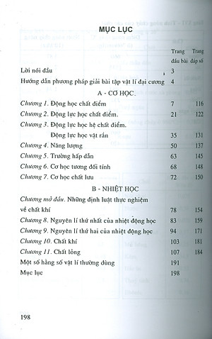 Bài Tập Vật Lý Đại Cương, Tập 1: Cơ - Nhiệt