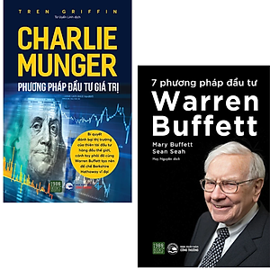 Combo 2Q Sách bài Học Kinh Doanh : 7 Phương Pháp Đầu Tư Warren Buffet +  Charlie Munger - Phương Pháp Đầu Tư Giá Trị