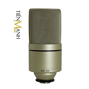 MXL 990 Mic Condenser Thu Âm Phòng Studio, Micro Vocal Biểu Diễn Chuyên Nghiệp Microphone Recording Kit Cardioid MXL990 Hàng Chính Hãng