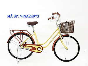 Xe đạp mini Vinabike 24inch nan thưa, phù hợp với người cao từ 1m30 đến 1m60
