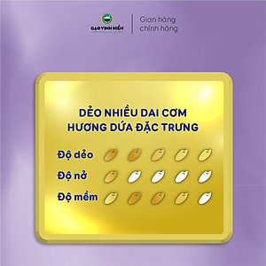 Gạo ST25 Trạng Nguyên Vinh Hiển Túi 5KG  – Dẻo nhiều, dai cơm, thơm dứa - Chuẩn HACCP, VietGAP