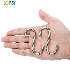 Bộ 10 móc treo đồ chữ S inox 304 dày 4mm Hobby home decor MTS-10