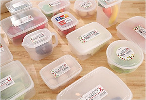 Bộ 03 hộp thực phẩm chữ nhật Nakaya 830ml hàng nội địa Nhật Bản K.124#