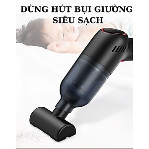 Máy Hút Bụi Cầm Tay Không Dây Đa Năng, Lực Hút 9000Pa, Pin 4000 mAh, Máy Hút Bụi Giường Nệm, Ô Tô, Máy Tính - HÀNG CHÍNH HÃNG