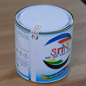 Sơn Bóng PU Tự Nhiên- Chống mối mọt,chống kiềm, ẩm mốc, Độ phủ cao Loại 1KG- SON Đồ Gỗ Cao Cấp - Hàng chính hãng