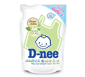 Dung Dịch Giặt Quần Áo Cho Bé D-Nee - Túi 600ml (Xanh Lá)