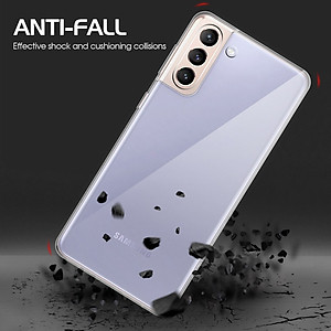 Ốp lưng chống sốc trong suốt siêu mỏng cho Samsung Galaxy S21 Plus hiệu Likgus Crashproof giúp chống chịu mọi va đập - hàng nhập khẩu