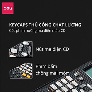 Máy Tính Học Sinh Deli - Hỗ Trợ Học Tập Thiết Bị Học Tập Mới Nhất Dành Cho Học Sinh Cấp 2 Cấp 3 Lớp 6 Đến Lớp 12 Chuyên Dụng Mang Vào Phòng Thi 