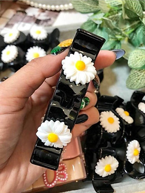 Kẹp gấp bông cúc họa mi hoa nhỏ - kẹp càng cua 3 răng