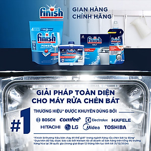 Viên Rửa Chén Bát Hương Chanh Finish Powerball Power All In 1 Max - Túi 100 viên siêu tiết kiệm