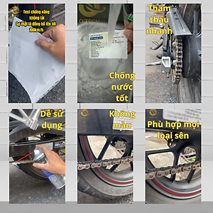 Chai xịt dưỡng sên, bôi trơn xích xe máy chống văng, chống rỉ sét BX5 (450 ml) Chain Lube - Hàng Chính Hãng O'Tech