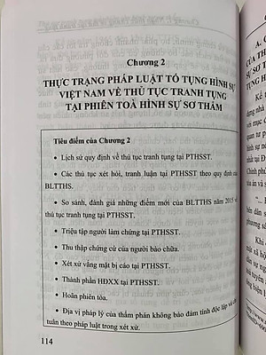 Thủ tục tranh tụng tại phiên toà hình sự sơ thẩm (tái bản lần thứ nhất)