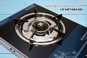 Combo Bếp Gas Dương Đơn Sunhouse SHB212K Kèm Van Dây - Chính Hãng