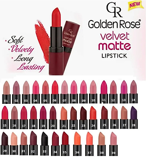 Son Golden rose velvet matte - Son lì Thỗ nhĩ kỳ - Rất nhiều màu tuỳ chọn