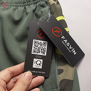 Quần đùi nam Fasvin Q21462.HN vải gió chun co giãn mềm mại thoải mái vận động