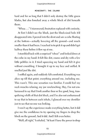 Sách Minecraft : The Island (An Official Minecraft Novel)