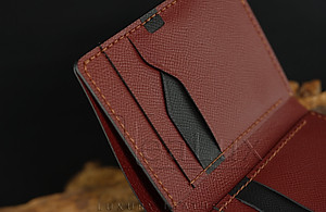 Ví Da Epsom Dáng Đứng Handmade Lealux Epsom Wallet 3
