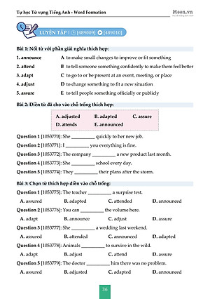 Sách - Tự Học Từ Vựng Tiếng Anh - Word Formation