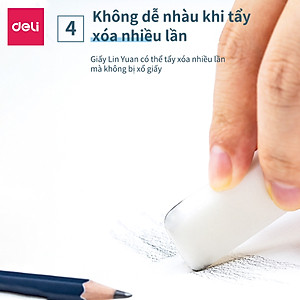 Giấy Vẽ Chuyên Dụng Deli 265X380Mm - 110/160/180Gsm, 20 Tờ - 1 Quyển - 73607/73611/73613