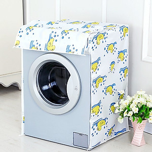 Áo Trùm Máy Giặt Cửa Trên, Cửa Ngang Vải Dù Siêu Dày, Chống Thấm Nước, Không Phai Màu, Size Từ 7kg-15kg