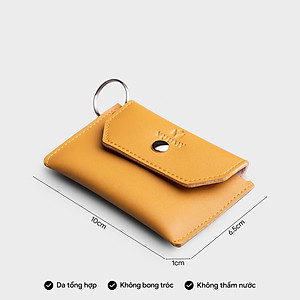 Ví Yuumy ( Thời trang nữ nắp gập cỡ nhỏ - Ví móc khóa da Seasand YMK16 )