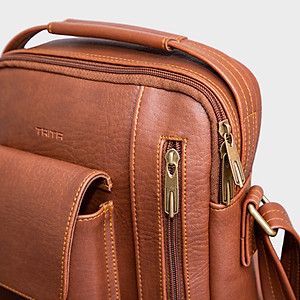 Túi Trita ( Thời trang nam phối ngăn - Túi đeo chéo da RTN3 )