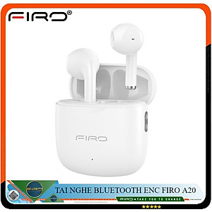 Tai Nghe Bluetooth Nhét Tai Không Dây FIRO A20 ENC Bluetooth V5.3 - Tai Nghe A20 ENC Giảm Tiếng Ồn Thông Minh - Âm Thanh HiFi - Điều Khiển Cảm Ứng - Tai Nghe Thể Thao Không Dây FIRO A20 - Phù Hợp Với Tất Cả Dòng Máy - Hàng Chính Hãng