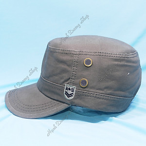 Nón lính đầu bằng có đuôi tăng giảm size, phong cách sĩ quan quân đội AS - Hạnh Dương