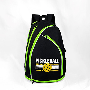 Balo đựng vợt Pickleball, Tennis,Cầu Lông, 6 Ngăn Riêng Biệt( Có Ngăn Giày Riêng), Kích thước 48 x 31 x 17,5cm