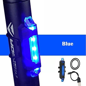Đèn hậu xe đạp thể thao loại mới cao cấp,đèn xe đạp hậu led gắn sau xe cảnh báo an toàn có thể sạc lại(kèm dây sạc usb), Đèn xe đạp hậu LED thể thao, đèn hậu xe đạp siêu sáng - Hàng chính hãng dododios