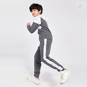 Bộ dài tay bé trai BIGFOX - MISS MEOW size đại, bộ thu đông cho bé phong cách Âu Mỹ phối 3 màu có mũ in SUPER STAR 11 - 38kg