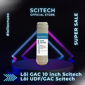 Lõi lọc nước số 2 UDF 10 inch dùng trong máy lọc nước RO, bộ lọc thô - Hàng chính hãng