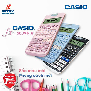 Máy Tính Khoa Học Casio FX-580VN X sắc màu mới