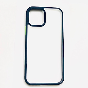 Ốp lưng cho iPhone 13 Pro Max hiệu ROCK Guard Hybrid Glass Pc viền màu chống sốc (Không ố màu) - Hàng nhập khẩu