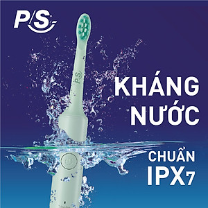 Bộ bàn Chải Điện P/S Sonic Expert Chuyên Gia Sóng Âm - Công Nghệ Sóng Âm, Chải Sạch Mảng Bám Tới 8X - Xanh Mint