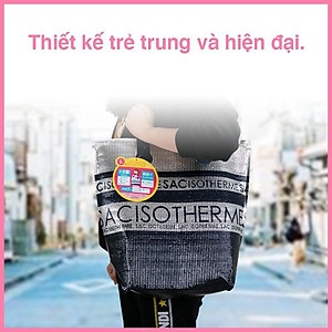 [MyJae x Toyal] Túi giữ nhiệt nóng lạnh Nhật Bản đựng hộp cơm văn phòng thực phẩm có quai xách tiện lợi 2 size M, L